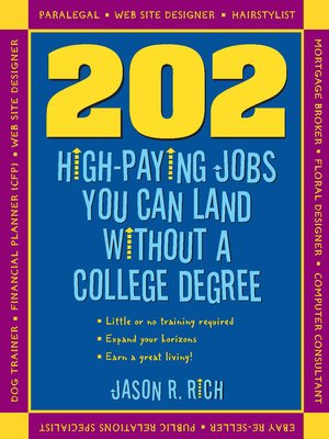 cover image of 202 High Paying Jobs You Can Land Without a College Degree